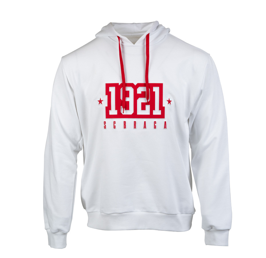 Hoodie Branco SC Braga