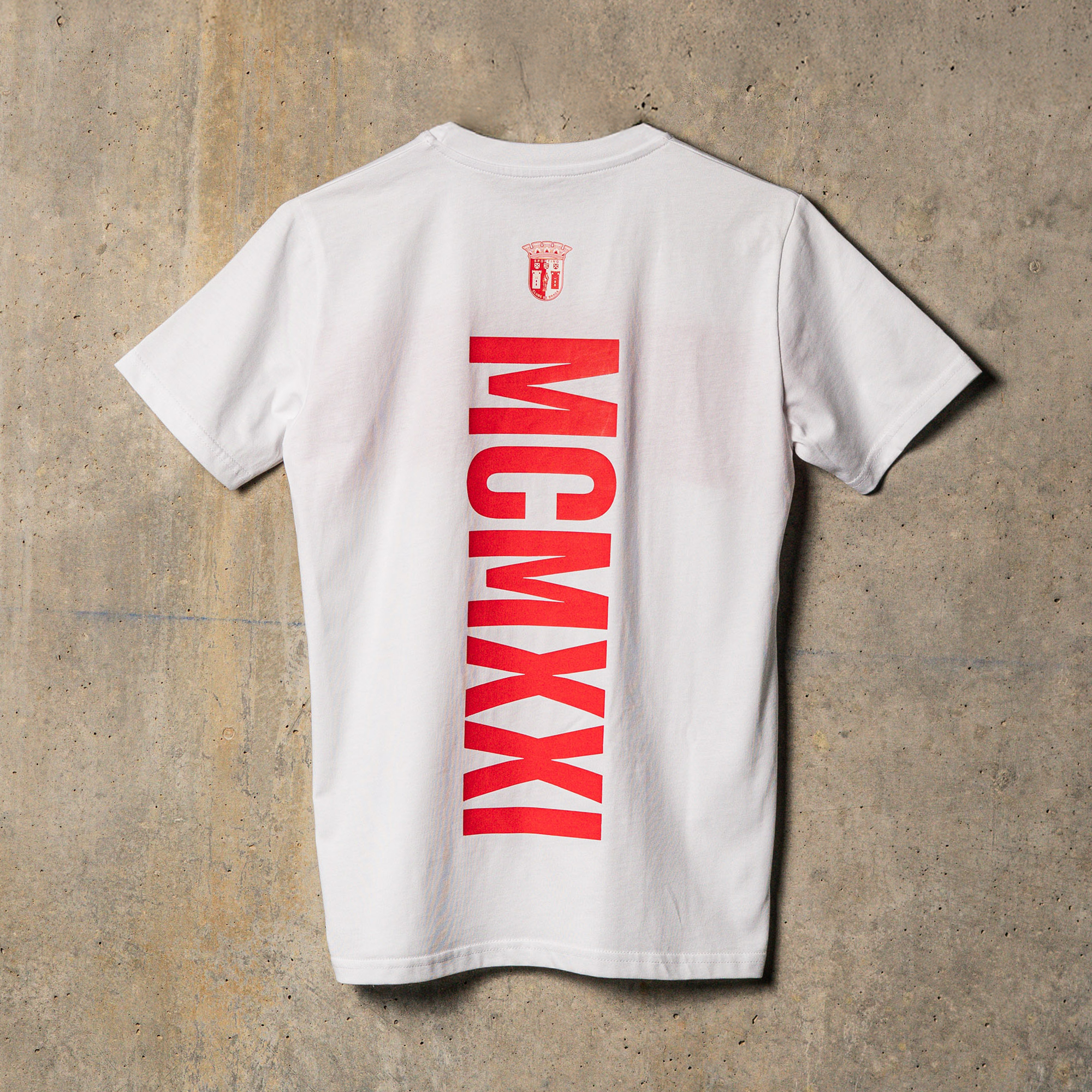 T-shirt Branca MCMXXI SC Braga – Costas