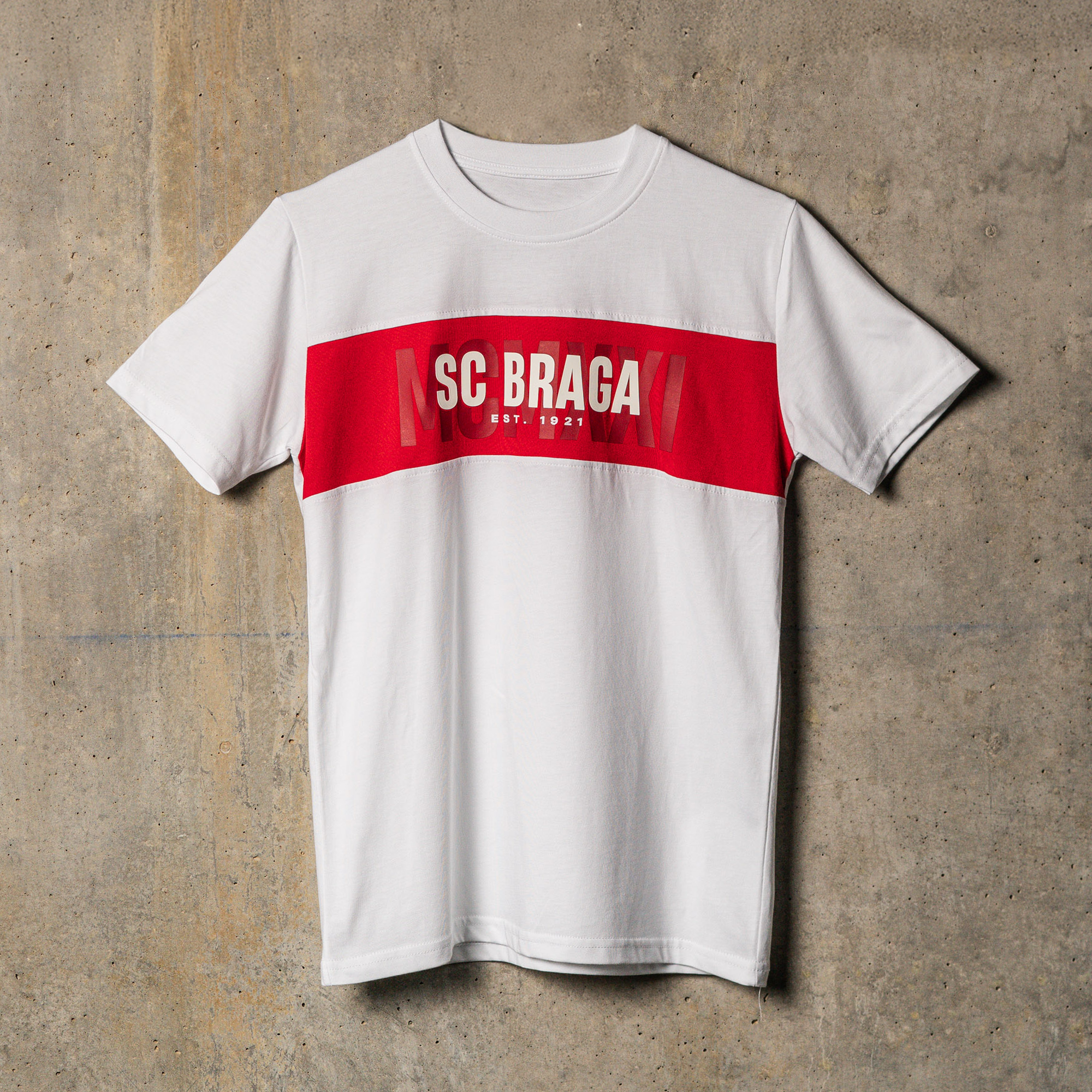 T-shirt Branca MCMXXI SC Braga – Frente