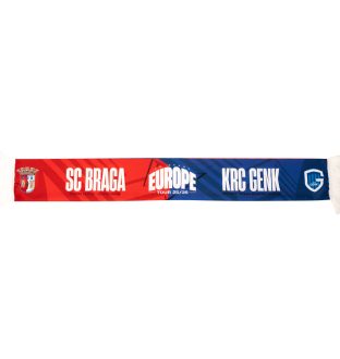 Cachecol Liga Europa 25/26 SC Braga VS KRC Genk