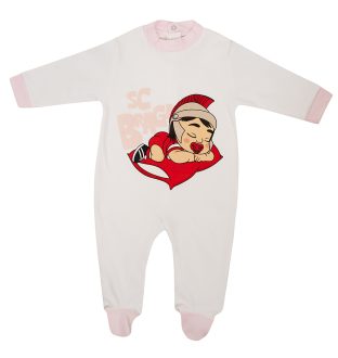 Pink Augusta Babygrow