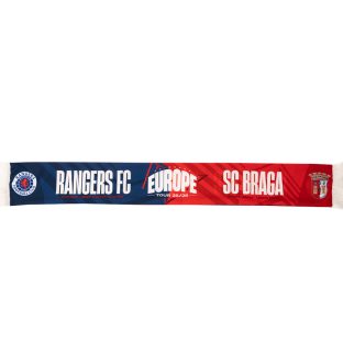 Europa League Scarf 25/26 Rangers FC VS SC Braga
