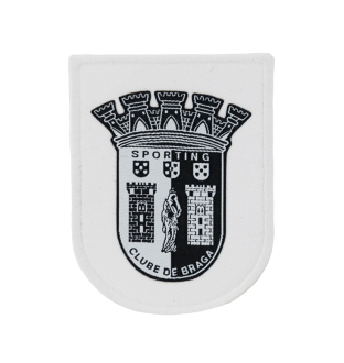 Emblema SCBraga Preto e Branco