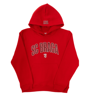 Hoodie Vermelho SC Braga – Criança