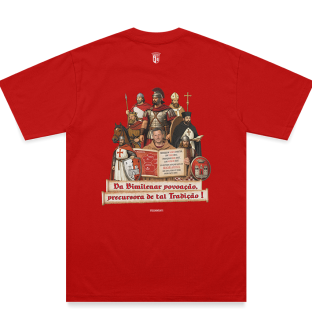 T-shirt Vermelha Tifo Costas_costas