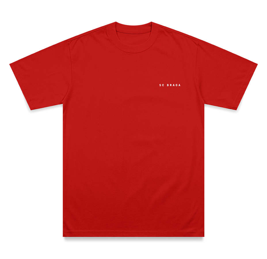 T-shirt Vermelha Tifo Costas_frente