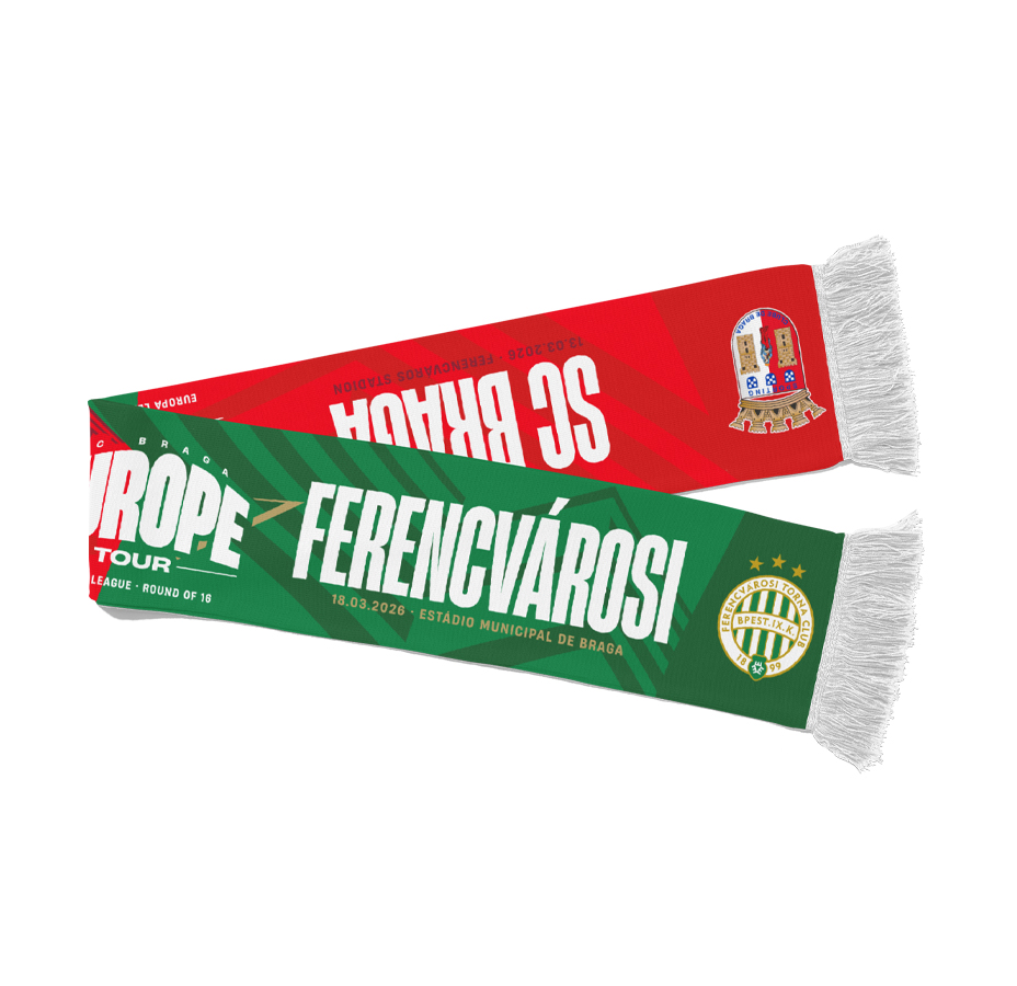 Cachecol SC Braga VS Ferencváros2