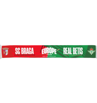 Cachecol 25/26 SC Braga VS Real Betis 1