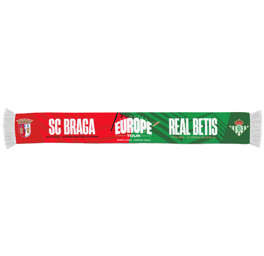 Cachecol 25/26 SC Braga VS Real Betis 1