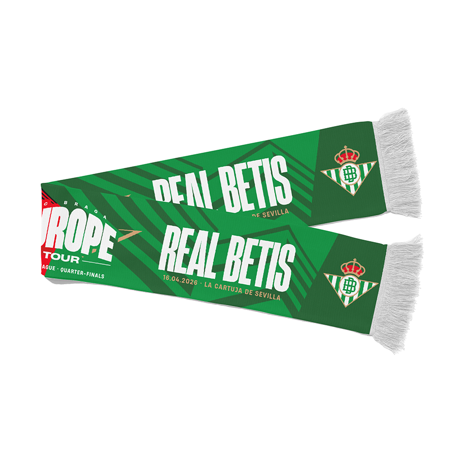 Cachecol 25:26 SC Braga VS Real Betis 3