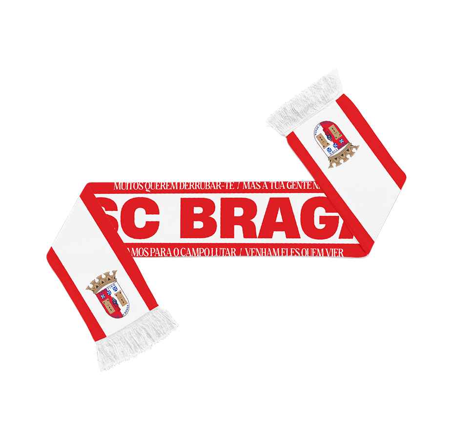 Cachecol SC Braga Hino 1