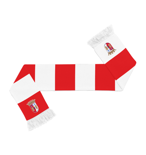Cachecol Rsicas Vermelho e Branco3